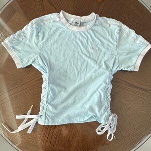 adidas Light Blue Short Sleeve Tee